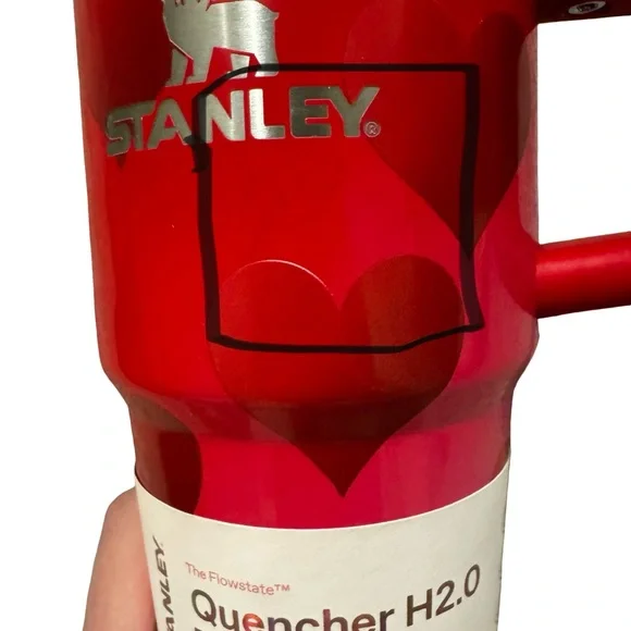 Stanley Valentine's Day 20 oz Stainless Steel H2.0 Flowstate Quencher Tumbler - Picture 6 of 6